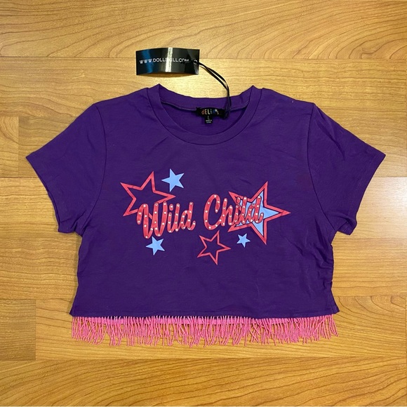 delia*s by Dolls Kill Vegas Vickie Baby Tee - Picture 1 of 5